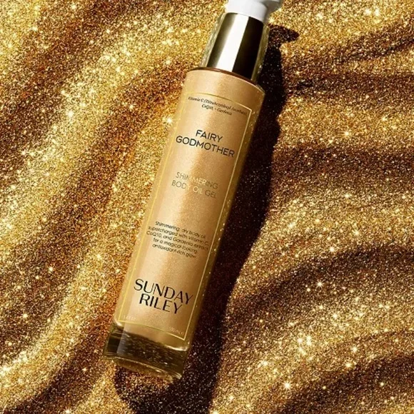 Sunday Riley Fairy Godmother Shimmering Body Oil Gel - Picture 1 of 10